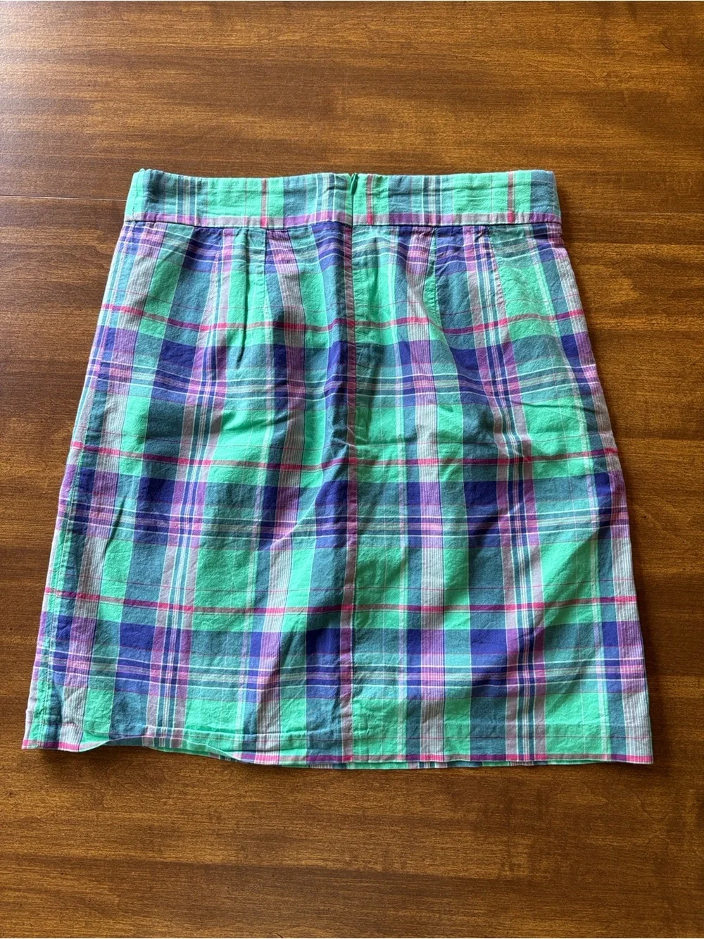 “346” Brooks Brothers Plaid Skirt, Size 4